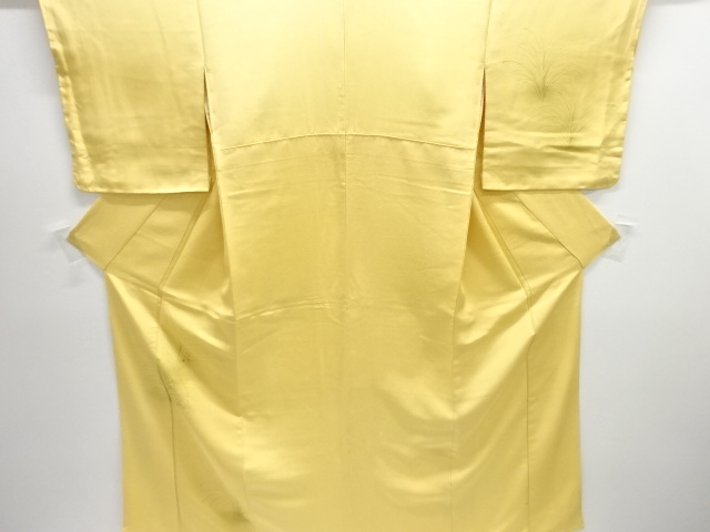 JAPANESE KIMONO / HOMONGI / SILK / EMBROIDERY / GRASS SEEDS